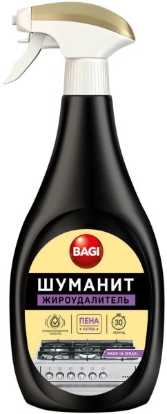 БАГИ Шуманит-спрей для удаления жиров 400 мл *6*12 / 156 / 936