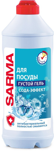 НЕВСКАЯ К-КА Сарма Гель д/Посуды Сода-эффект 500мл *20
