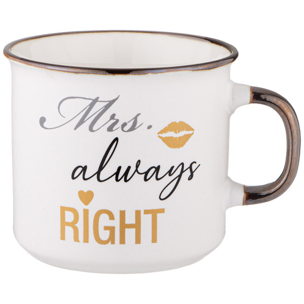 КРУЖКА "MRS. ALWAYS RIGHT" 280 МЛ 260-969