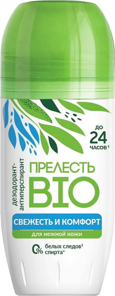 Прелесть Био део-ролик 50мл Свежесть и Комфорт БХ20856ЭБХ