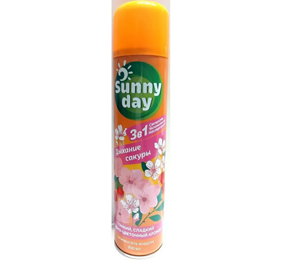 Sunny Day Освежитель воздуха Дыхание Сакуры 300мл