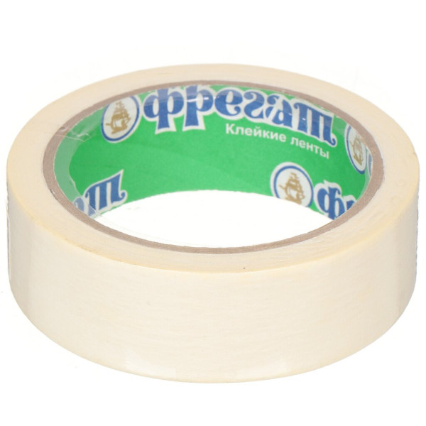 Bartex Лента малярная 30 мм, основа бум, 25 м, /Фрегат, крепированная КР05