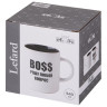 КРУЖКА LEFARD 540МЛ "BOSS РЕШУ ЛЮБОЙ ВОПРОС" 9.5*7.6*11.1CM, РАЗНОЦВЕТНЫЙ