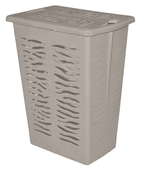 Корзина для белья "Rambai" 30л, 377х261х492мм (серый) 221306835/04