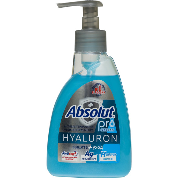 Absolut Жидкое Мыло PRO Серебро и Гиалурон 250мл БХ17790БК