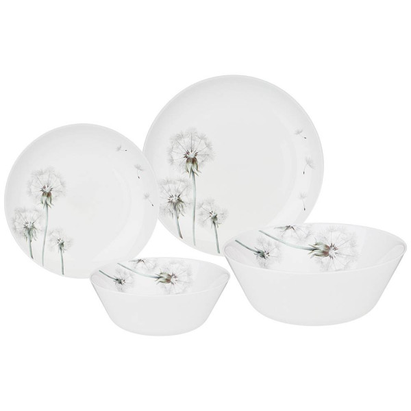 Agness НАБОР СТОЛОВЫЙ DANDELION 19ПР: 24СМ/21,5СМ/15СМ /19СМ 598-070