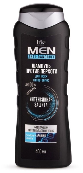 Iris MEN Шампунь против перхоти УКРЕПЛЯЮЩИЙ, 400мл