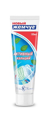 НЕВСКАЯ К-КА З/п Новый Жемчуг 100 мл. КОМПЛЕКС сильн. мята (син.) *8*32