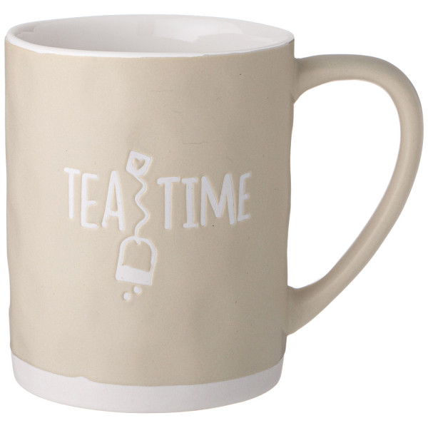 КРУЖКА "TEA TIME" 520 МЛ КРЕМОВАЯ 260-987