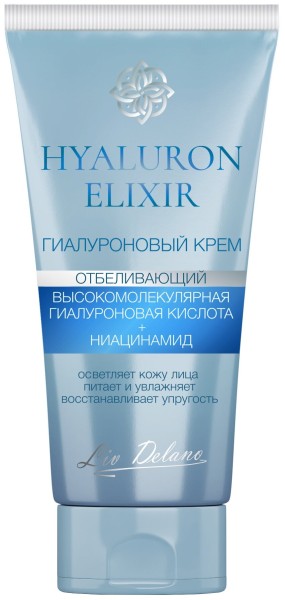 LIV DELANO HYALURON ELIXIR Гиалуроновый крем отбеливающий, 50г