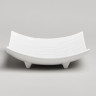 БЛЮДО НА НОЖКАХ LEFARD "BANQUET" 20,5*20,5*6,5 CM