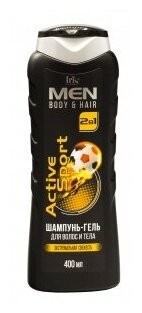 Iris MEN Шампунь-гель для волос и тела ACTIVE SPORT 400мл/12шт
