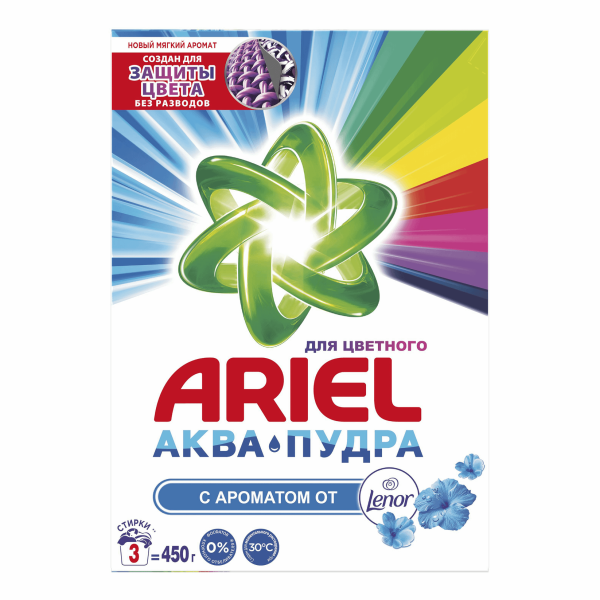 Ariel Стиральный порошок автомат 4500гр. 2в1 Ленор эф. воздушн. Св БХ01383ЭБХ