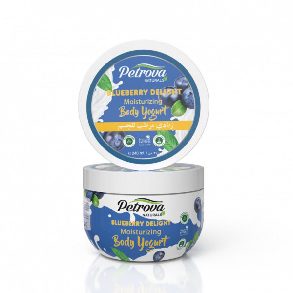 PETROVA NATURALS BLUEBERRY DELICAT ЙОГУРТ ДЛЯ ТЕЛА «ЧЕРНИЧНОЕ НАСЛАЖДЕНИЕ» 240мл