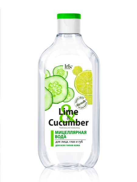 Iris Lime & Cucumber МИЦЕЛЛЯРНАЯ ВОДА для лица/глаз/губ всех типов кожи фл-н 500мл