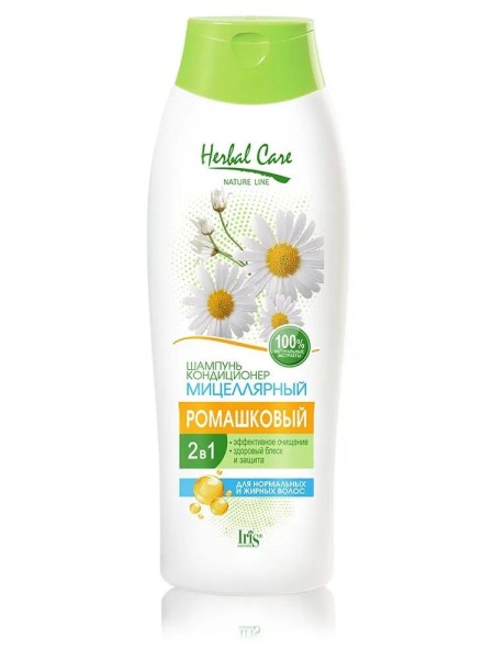 Iris Herbal Care Шампунь-кондиционер Мицеллярный "Ромашковый" 400мл