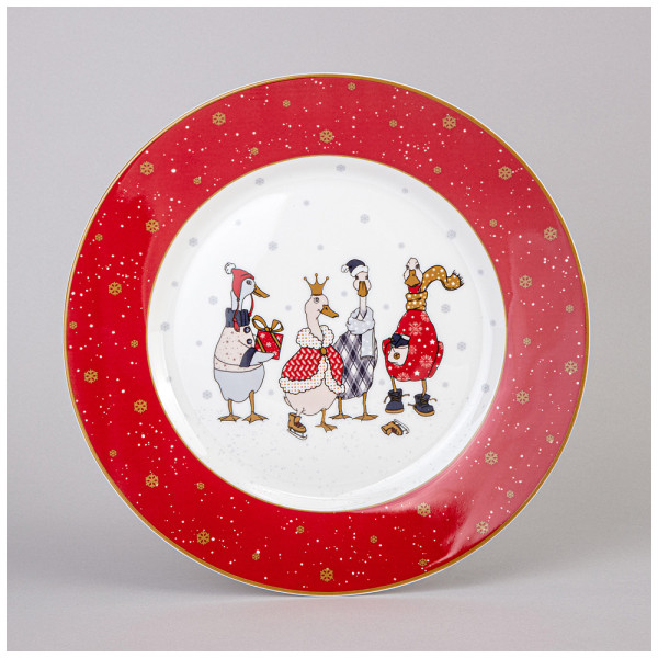Lefard ТАРЕЛКА ОБЕДЕННАЯ  "FAMILY CHRISTMAS" 25 СМ 425-118