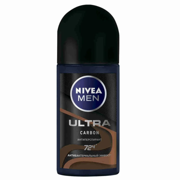 Нивея 85366  МУЖ дезод-Шарик ULTRA CARBON 50 мл 6*30* /450/3600
