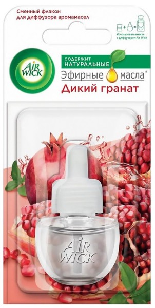 АИРВИК Сменый флакон д/диффузора аромамасел Сочный Гранат 19мл