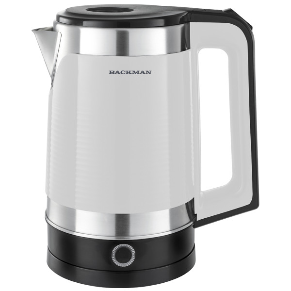 Backman Электрочайник, 2200 Вт, 1,8 литра, закрытый нагревательный элемент BM-TEA 721