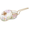 КОВШ AGNESS ЭМАЛ. IRISES 14СМ/0,9Л D=14 СМ ДЛИНА=31СМ ПОДХОДИТ ДЛЯ ИНДУК.ПЛ 950-570