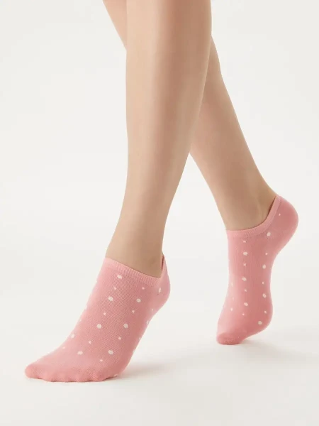 Minimi НОСКИ MINI TREND 4203 Коралл в горошек/35-38/ *3*10 укороч БХ4027956