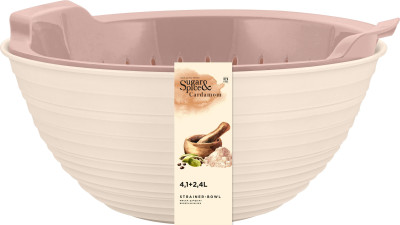 Миска-дуршлаг Sugar&Spice Cardamom 4,1 + 2,4л латте SE400710005