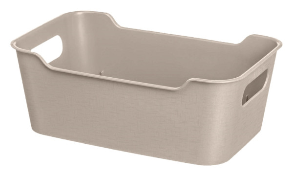 Корзинка универсальная "Mango" 2,4л. 230х160х90мм (светло-серый) 223300221/04