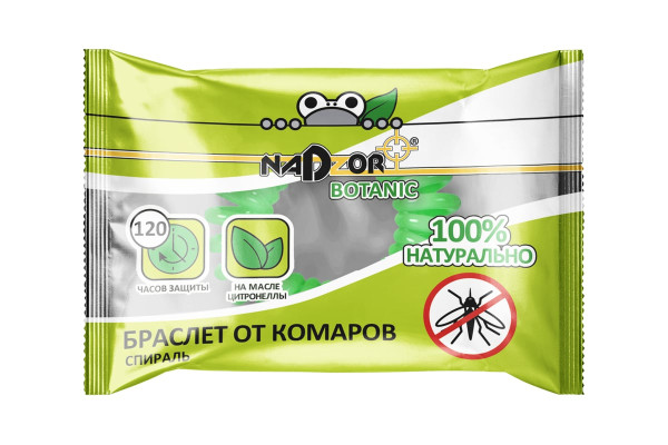 Nadzor Botanic Браслет от комаров "Резинка" БХ4024822