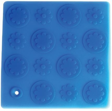 Прихватка подставка "Цветы" Linea Silicone 17,8х17,8 93-SI-CU-04.2
