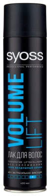 SYOSS Лак для волос Объем Volume Lift э.с. ф.400мл *6