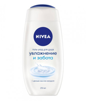 Nivea 80802 Душ-гель Увлажнение и забота 250 мл БХ289