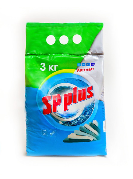 SP Plus Стиральный порошок АВТОМАТ 3кг БХ80038БК