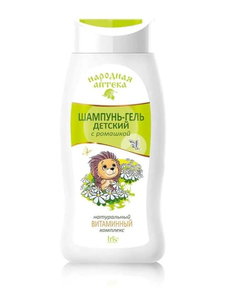 Iris Нар/аптека Шампунь-гель детский с ромашкой и натуральным ВИТАМИННЫМ комплексом 300мл