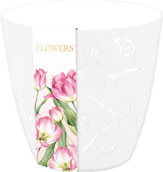 Plastic Centre Горшок для цветов Plast Team Flowers со вставкой с дрен. отверстиями для орхидей 1,4 л PT101810999