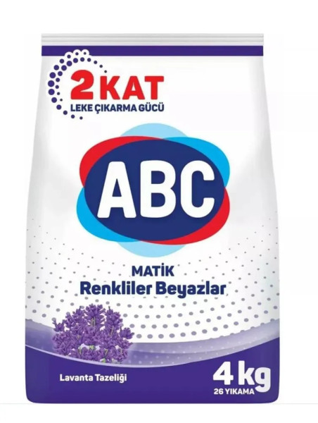 АВС ABC Порошок для стирки белья Лаванда 4000 гр БХ05575ABC