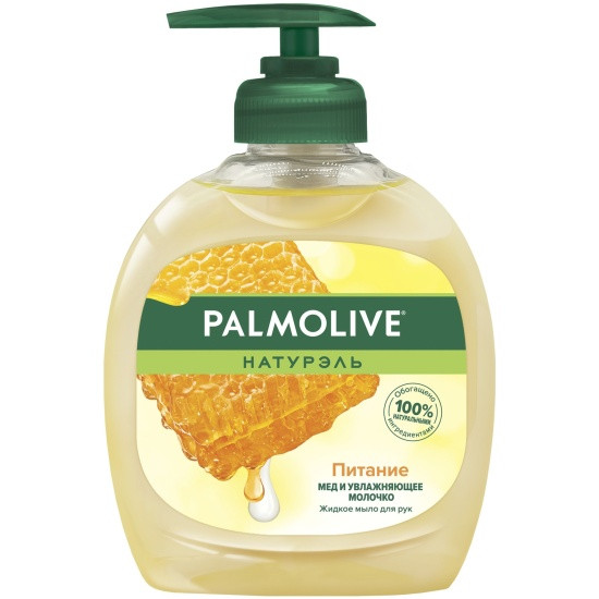 Palmolive Мыло жидкое, ПИТАНИЕ МЕД И УВЛАЖНЯЮЩЕЕ МОЛОЧКО 300мл 8003520013026