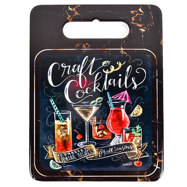 Nouvelle Подставка под горячее с пробкой "Cocktails" 15*20*0.5см. (2вида) 4730193