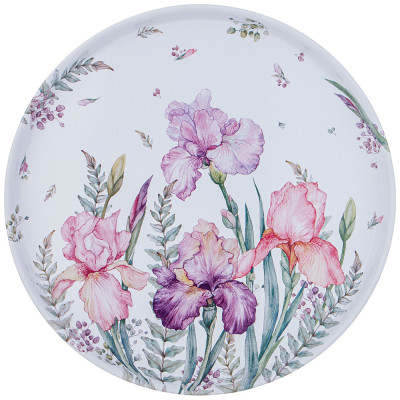 ПОДНОС СЕРВИРОВОЧНЫЙ AGNESS "ИРИСЫ" 33Х2,1 СМ 898-208