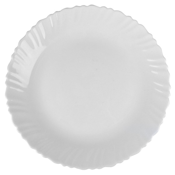Royal Garden Тарелка обеденная Basic White M 26,5см RG001SS
