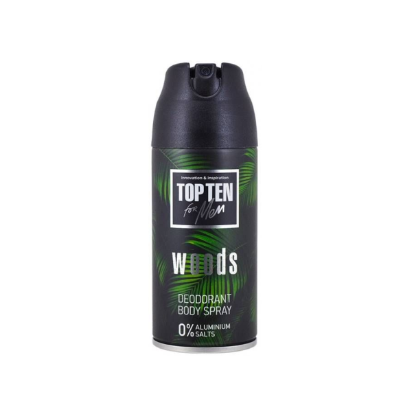 TOP TEN for Men Дезодорант-спрей Woods, 150 мл. БХ35186Р