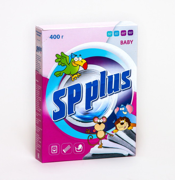 SP Plus Стиральный порошок BABY (гранулированный) 400гр БХ80298БК