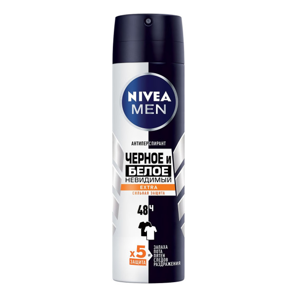 Nivea Нивея 85388 МУЖ. дезод-Спрей Невид. защита Extra 150 мл БХ4023413