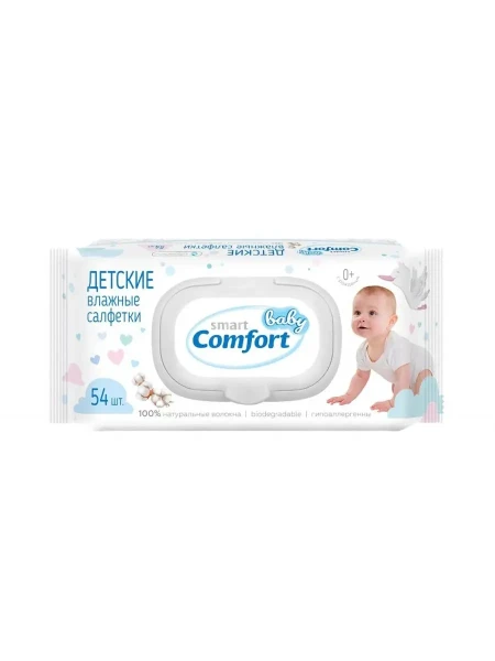Smart Baby Comfort №54 дет. с пластик. клапаном 100% натуральные волокна