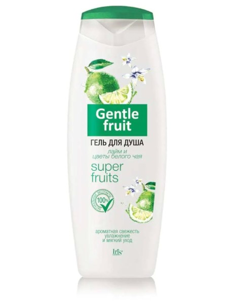 Iris Gentle Fruit Гель для душа "Лайм и цветы белого чая" 400мл