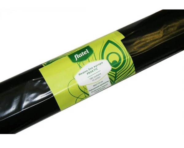 Flatel Мешок для мусора ПРЕСТИЖ 120л, 10 шт. с затяг. тесьмой 18мкм 0420Y