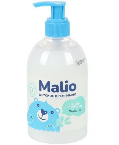 ЭФКО косметик Жидкое крем-мыло MALIO Детское ЗАБОТА и ПИТАНИЕ, масло ШИ, 500г БХ24197БК
