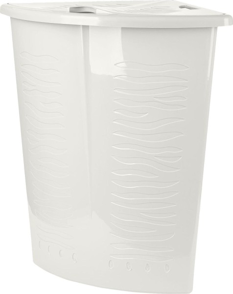 Корзина для белья Keeplex Regular с откидной крышкой 40л угловая 50х37х54см белое облако KL170011048