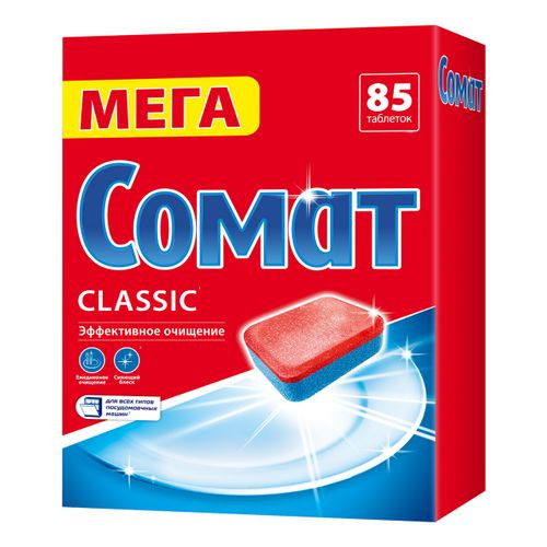 СОМАТ КЛАССИК Таблетки д/посудомоечной машины 85 табл. *1*4