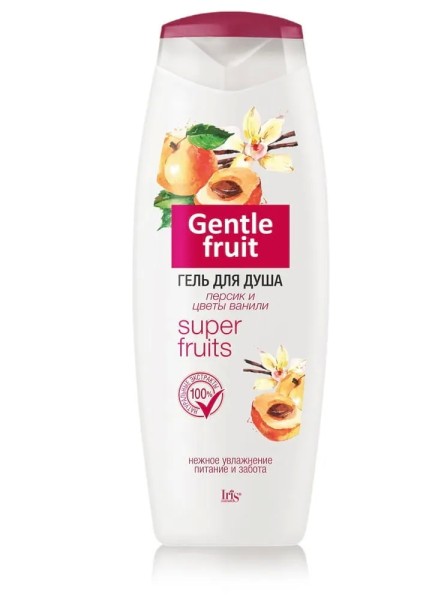 Iris Gentle Fruit Гель для душа "Персик и цветы ванили" 400мл